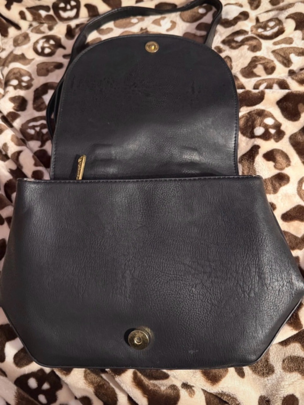 Loungefly Sugar Skull Black Kitty Cat Crossbody Purse - Picture 6 of 9